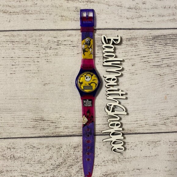 Vintage The Nightmare Before Christmas Jack Skellington Burger King Watch - Picture 1 of 6
